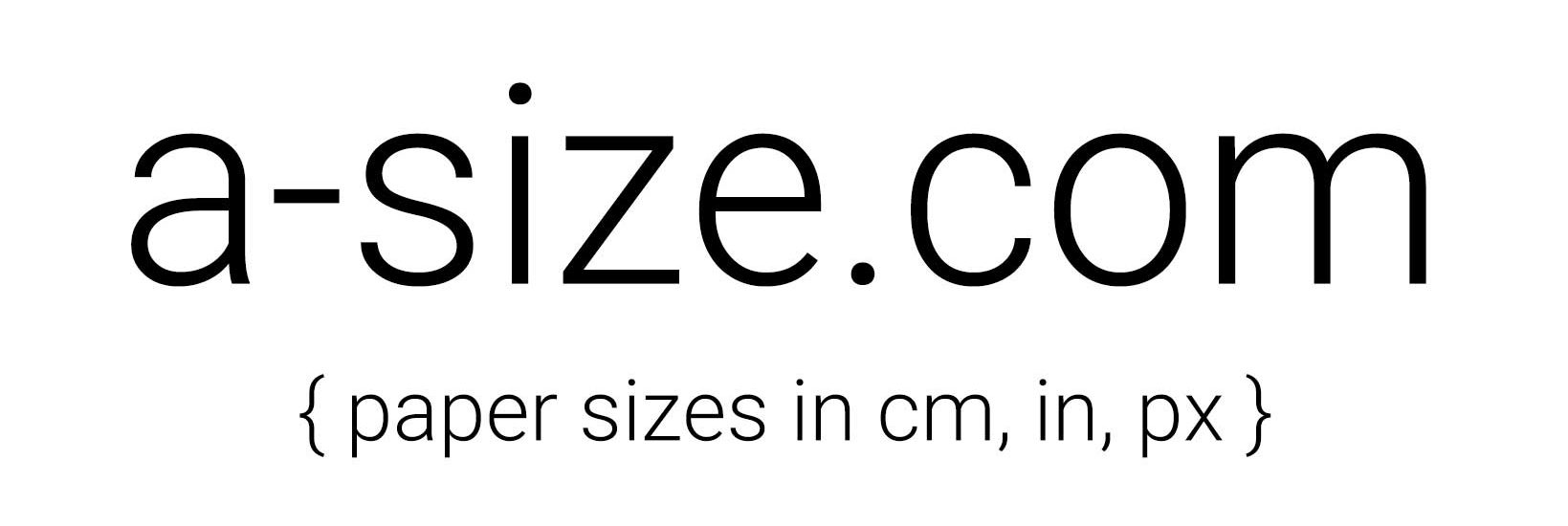 Paper Sizes Chart Paper Formats Sizes Dimensions