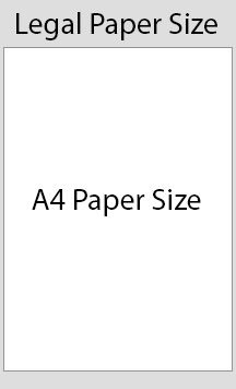 Legal paper size in pixels » Paper formats
